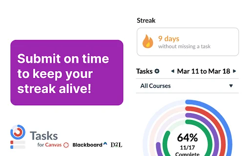 Tasks for Canvas: I-track ang Iyong Assignments at Streaks - Screenshot 4