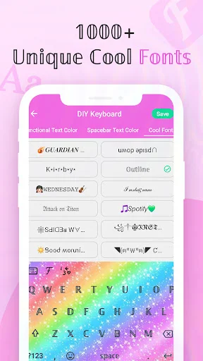 Cool Fonts Keyboard & Themes – I-download ang Pinakabagong Bersyon - Screenshot 2