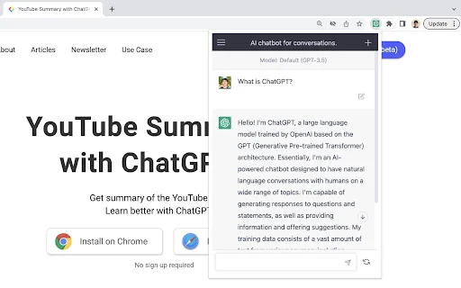 YouTube Summary & ChatGPT by Glasp: I-download ang Pinakabagong Bersyon - Screenshot 2