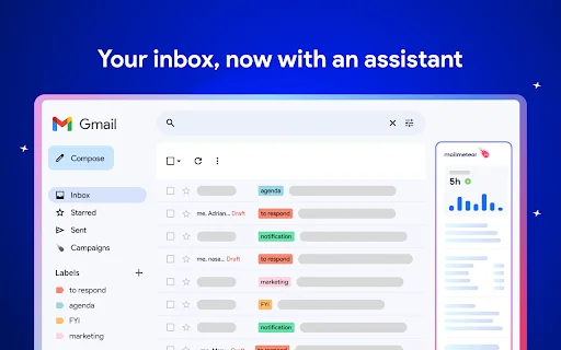 Gmail AI Email Assistant: I-optimize ang Iyong Inbox – Mailmeteor - Screenshot 1