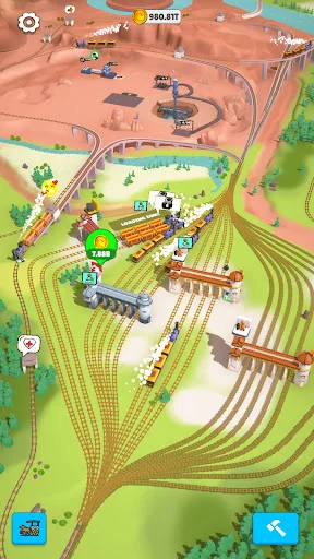 I-download ang Rail Master Tycoon: Idle Train – Bumuo ng Rail Empire - Screenshot 14