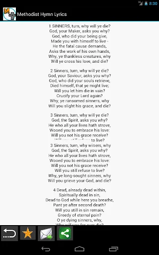 Methodist Hymn Lyrics APK – I-download ang Hymnal App nang Libre - Screenshot 4
