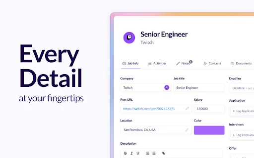 Huntr – Job Search Tracker at Autofill | I-download ang App - Screenshot 3
