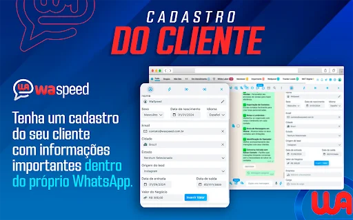 WaSpeed: Pinakamahusay na CRM at Tool para sa WhatsApp Web - Screenshot 1
