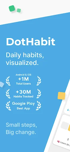 I-download ang Habit Streak Tracker: DotHabit – Bumuo ng Daily Habits - Screenshot 1
