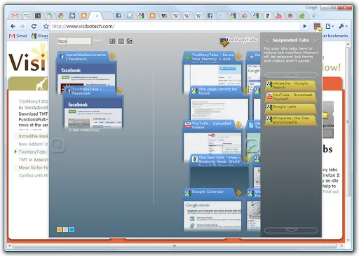 TooManyTabs para sa Chrome: Ayusin ang Iyong mga Tab nang Madali - Screenshot 4