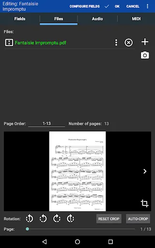 MobileSheets Trial: Pinakamahusay na Sheet Music Viewer App - Screenshot 5