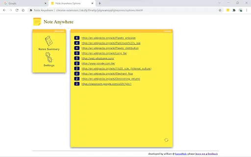 I-download ang Note Anywhere – Magsulat ng Sticky Notes sa Web - Screenshot 5