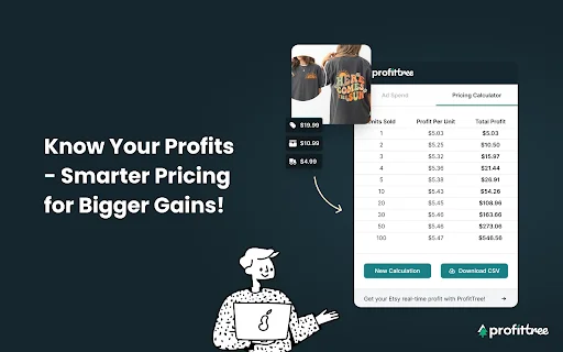 ProfitTree: Etsy Seller Assistant – I-download ang Chrome Extension - Screenshot 4