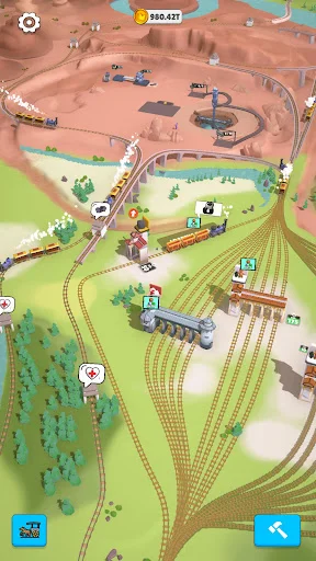 I-download ang Rail Master Tycoon: Idle Train – Bumuo ng Rail Empire - Screenshot 4