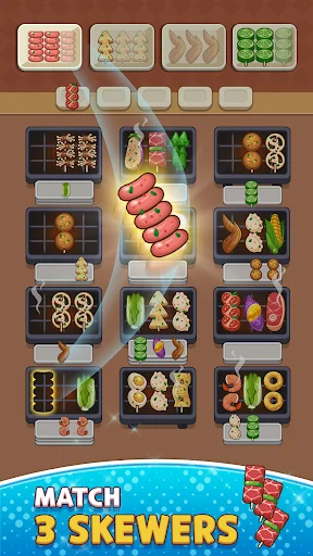 I-download ang Skewer Jam: Food Sort Puzzle – Masayang Laro Ngayon - Screenshot 5